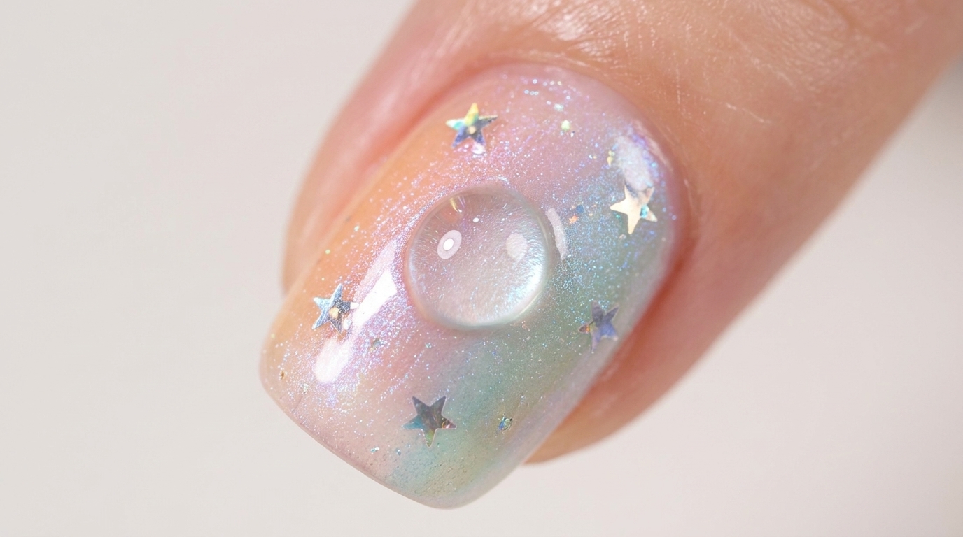 Aurora Sunset Gradient Nail Art — Traumhaftes himmlisches Maniküre-Tutorial
