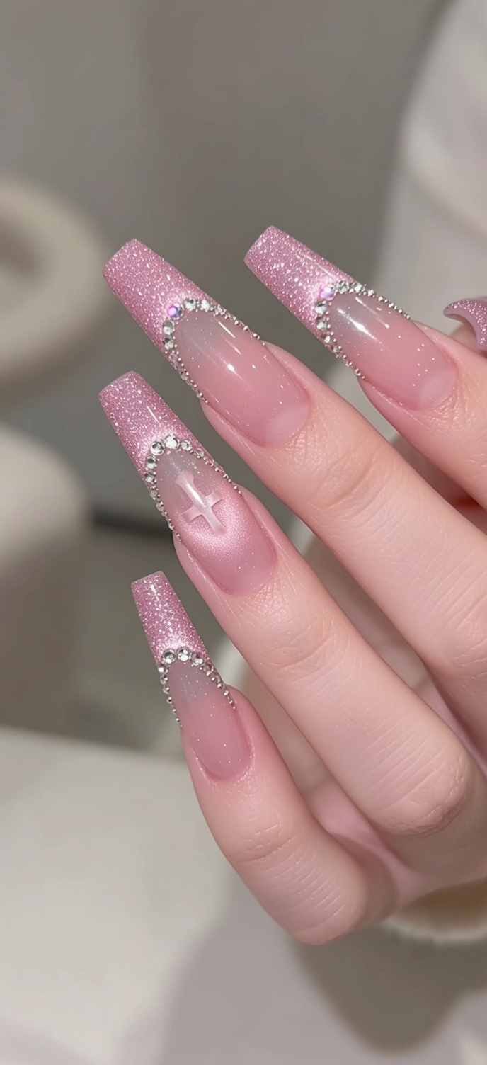 Sweet Pink Chrome Hearts Blush French Nails — Schritt-für-Schritt-Anleitung