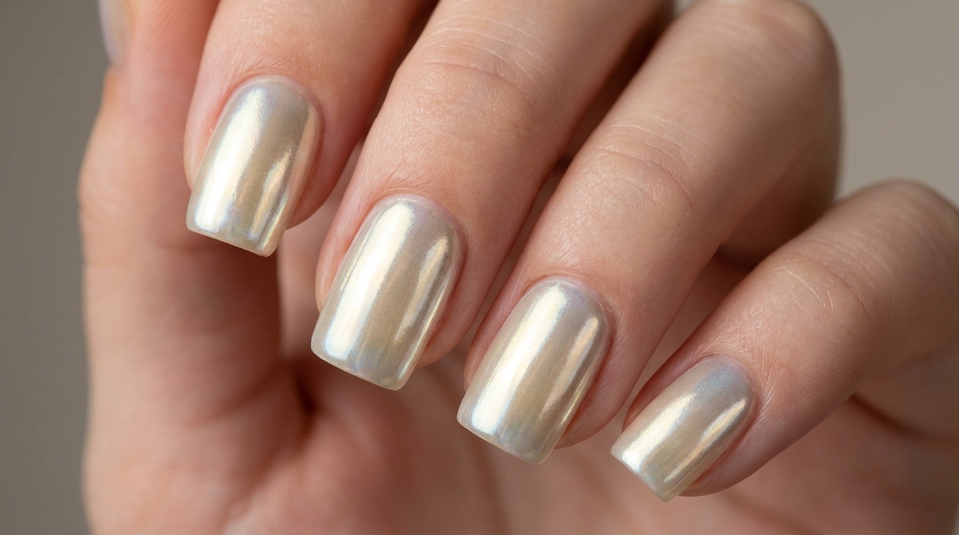 Pearl Chrome Nägel — Elegantes Spiegeleffekt-Tutorial