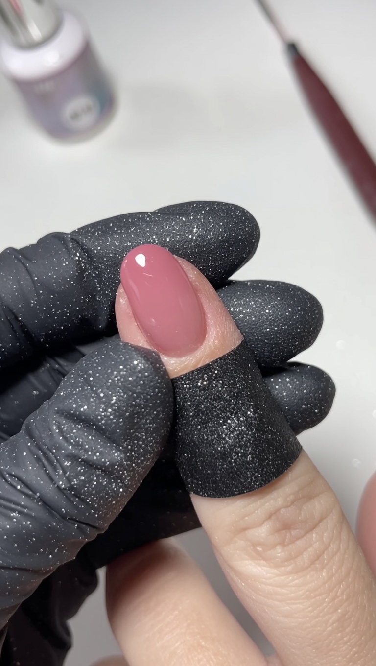 Nude und Rosa Ombré-Nägel — Anleitung für Anfänger