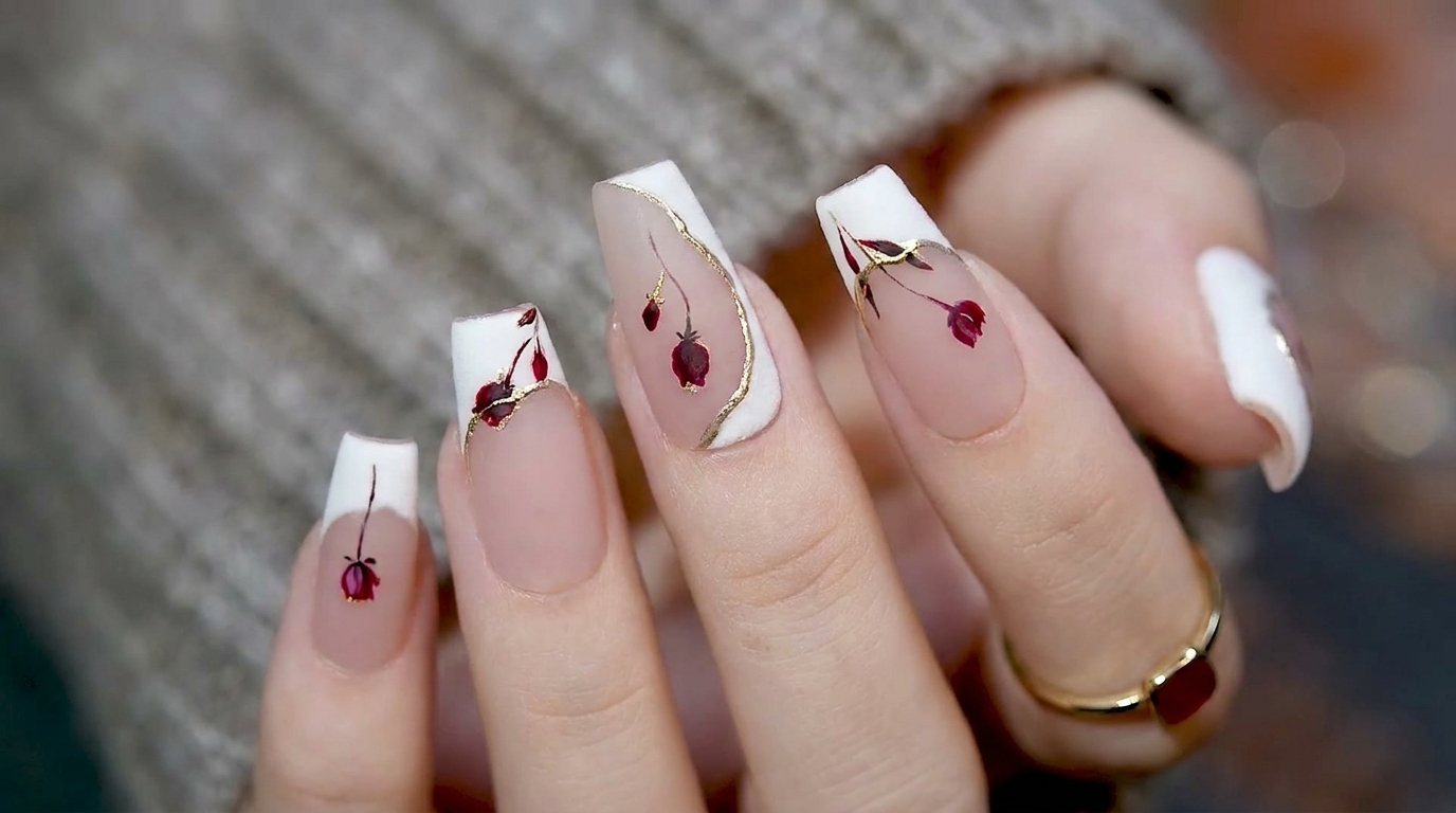 Samtige Rose French Nails mit Goldrand — Elegantes Schritt-für-Schritt-Tutorial