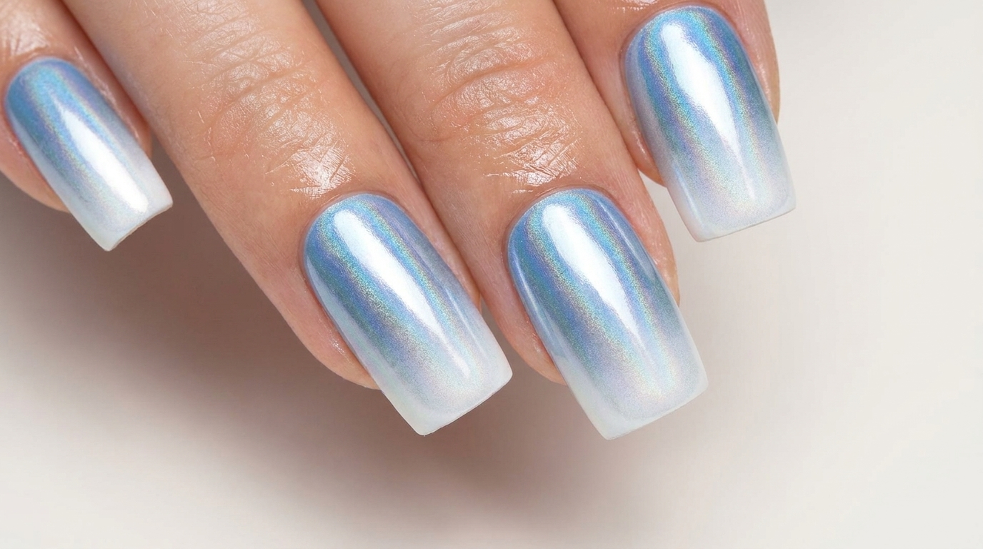 Chrome Aurora Gradient Nägel — Schritt-für-Schritt-Anleitung