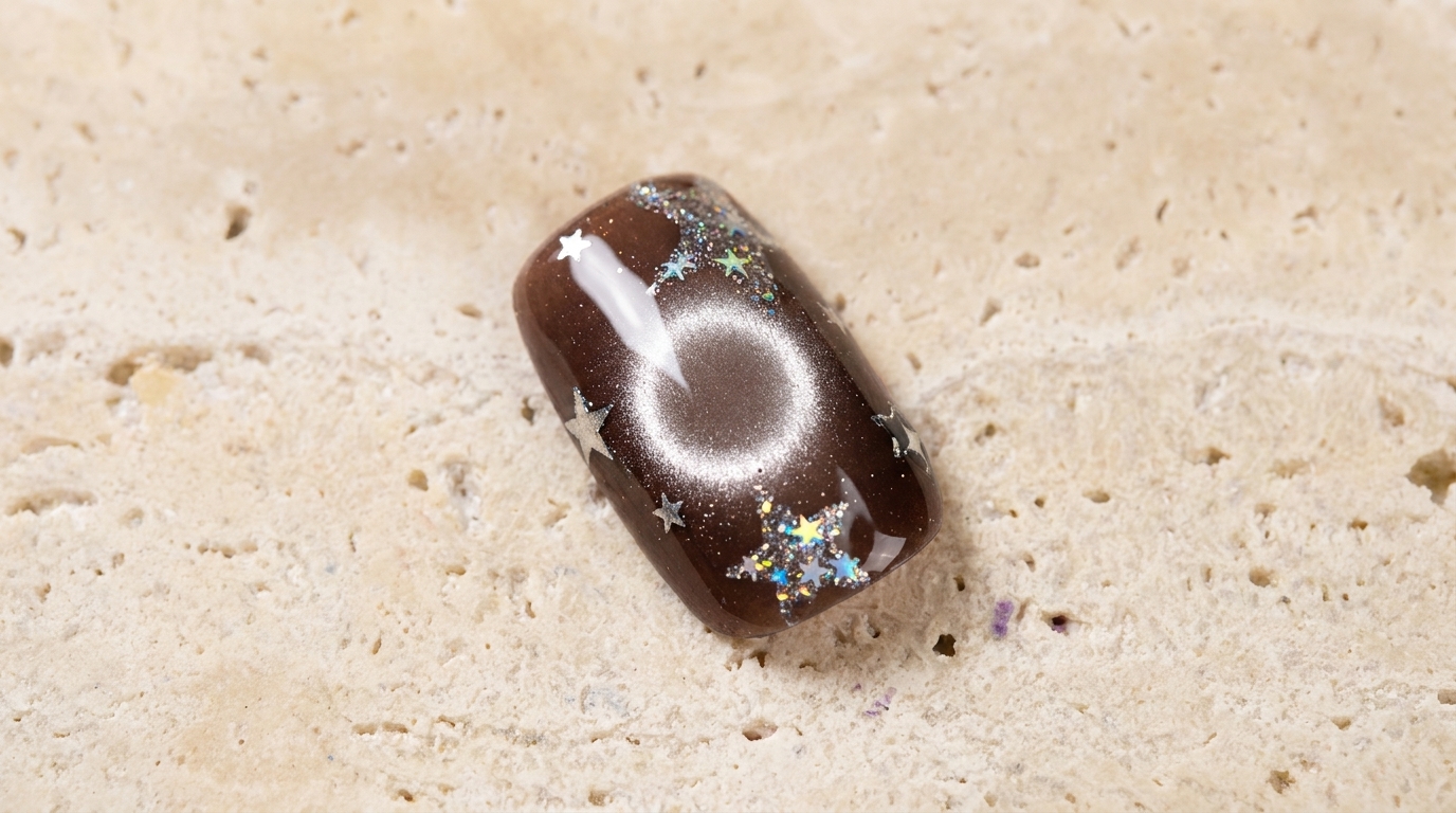 Magnetisches Cat-Eye-Sterne-Nageldesign — Schritt-für-Schritt-Anleitung