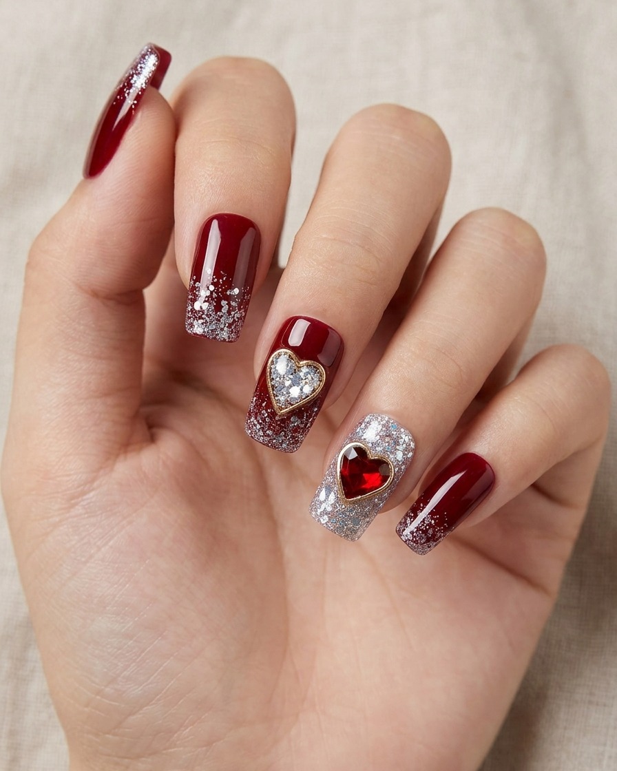 Ein fusselfreies Tuch reinigt die Oberfläche eines fertigen Gelnagels.