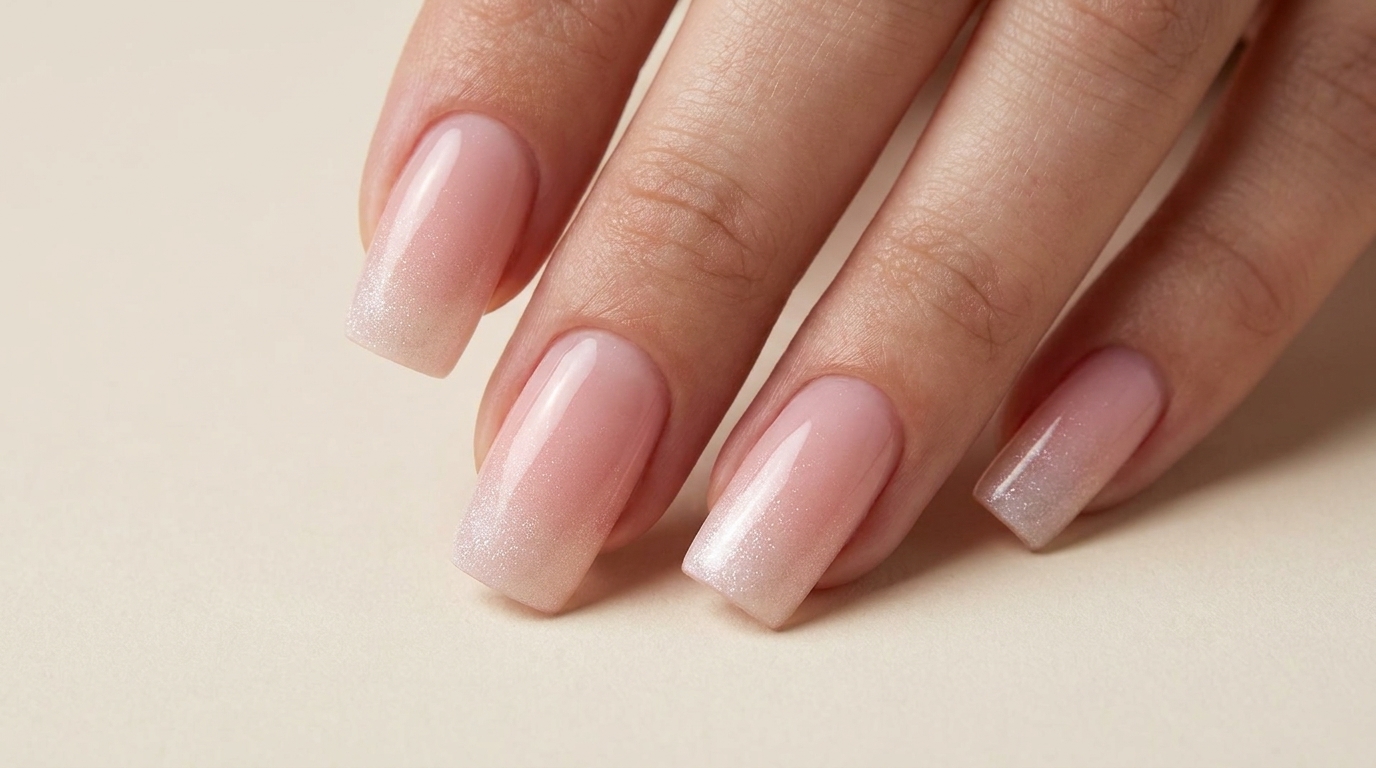 Blush Moonlight Pink Gelnägel — Elegante Ombré-Anleitung
