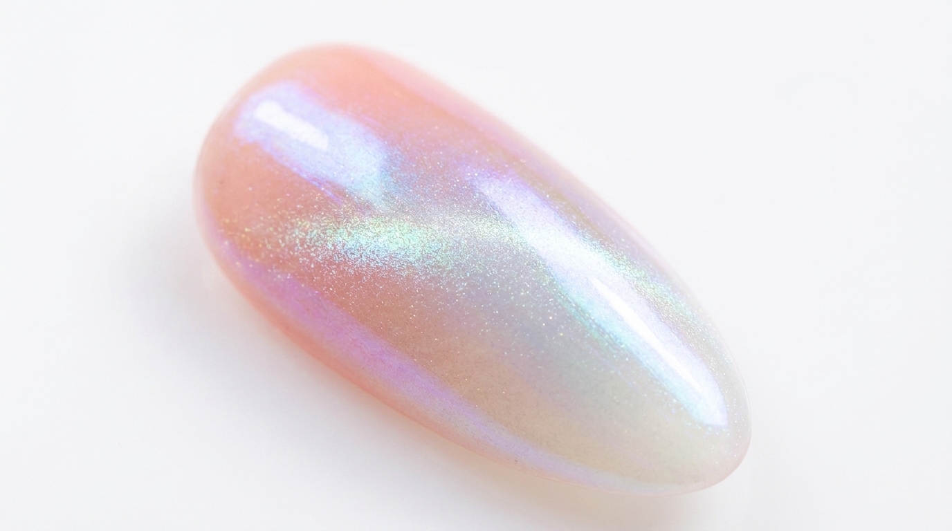 Pfirsich Aurora Cat-Eye Ombré Nägel — Schritt-für-Schritt Anleitung