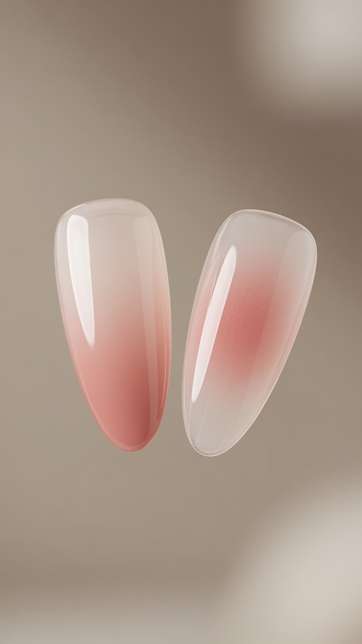 Anleitung für Gel Ombré und Blush-Nägel