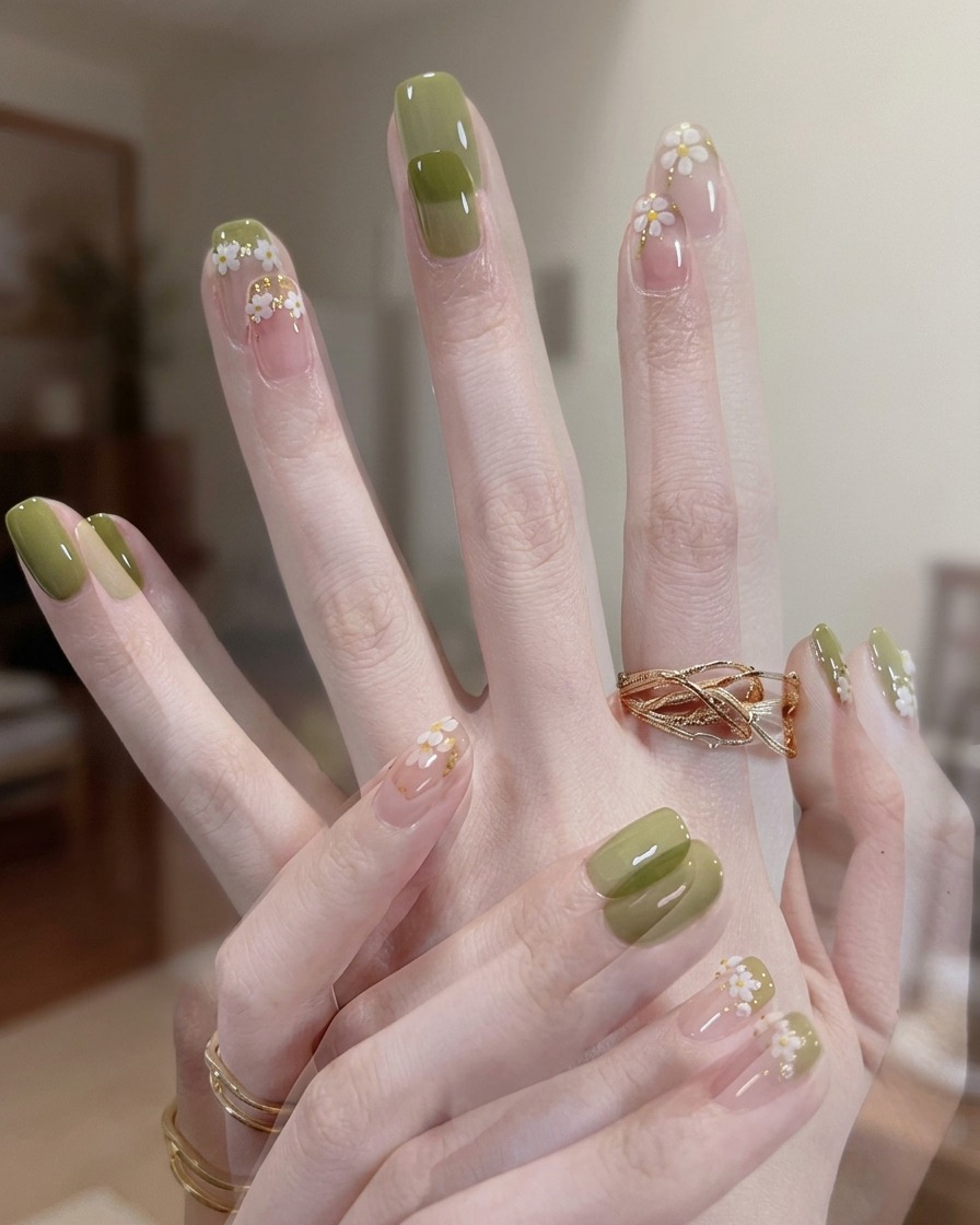 Nahaufnahme eines Nagels, der mit einem feinen Liner-Pinsel einen dünnen rosa French-Bogen erhält.