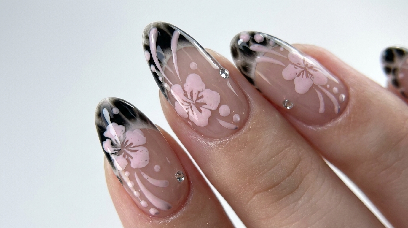 Retro Y2K Cherry Blossom French Tip Nails – Schritt-für-Schritt-Anleitung