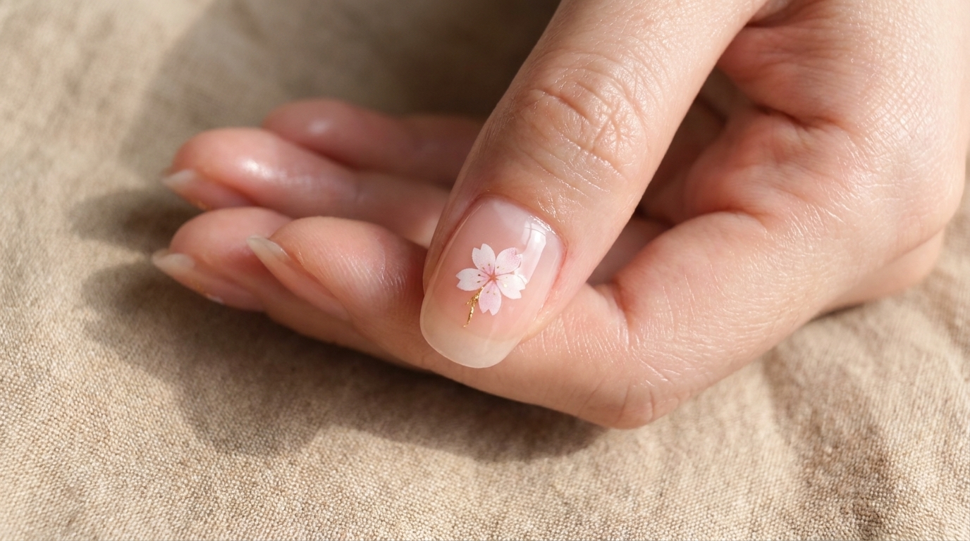 Nude-Rosa Cherry Blossom Blush Nägel — Schritt-für-Schritt-Anleitung