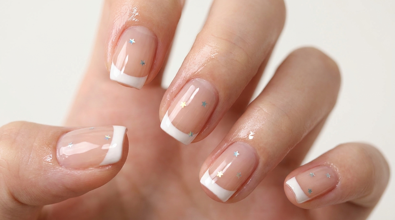 French Star Nail Art — Elegante DIY-Maniküre Anleitung