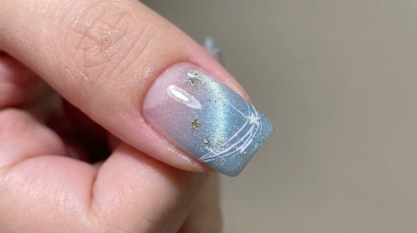 Insel-Stil Gradient Cat-Eye Nägel — Schritt-für-Schritt-Anleitung
