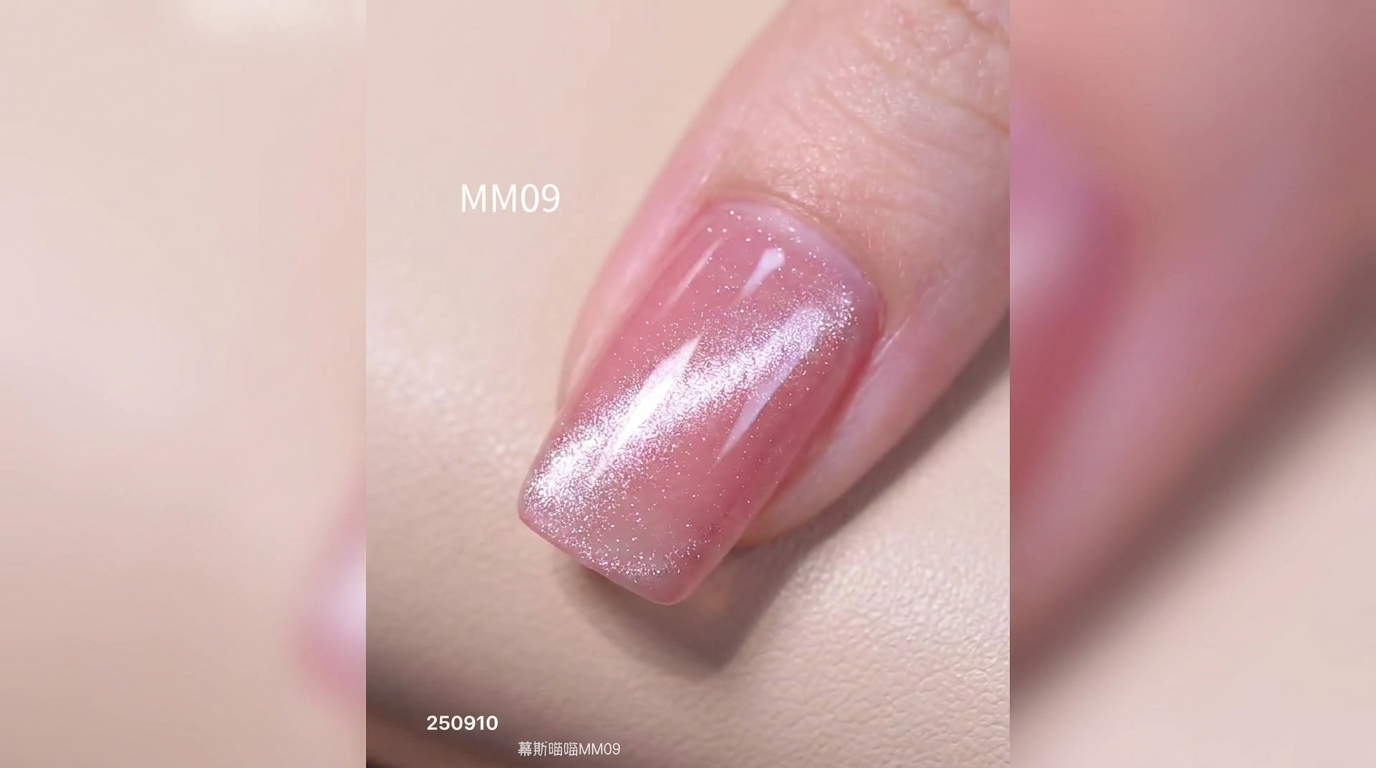 Kirschblütenrosa magnetische Cat-Eye-Gelnägel — Schritt-für-Schritt-Anleitung