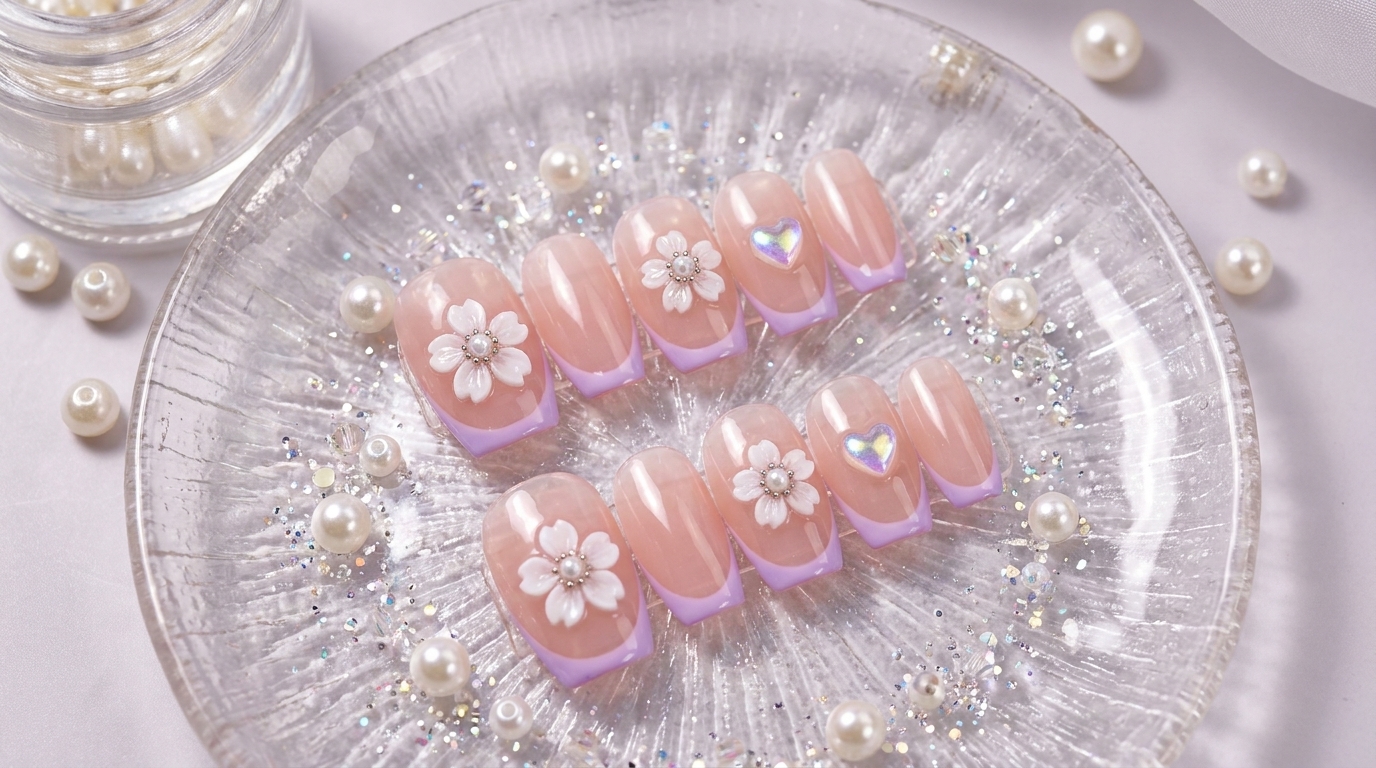 Kirschblüten Nailart: Zartes transparentes Rosa-Gel – Schritt-für-Schritt Anleitung
