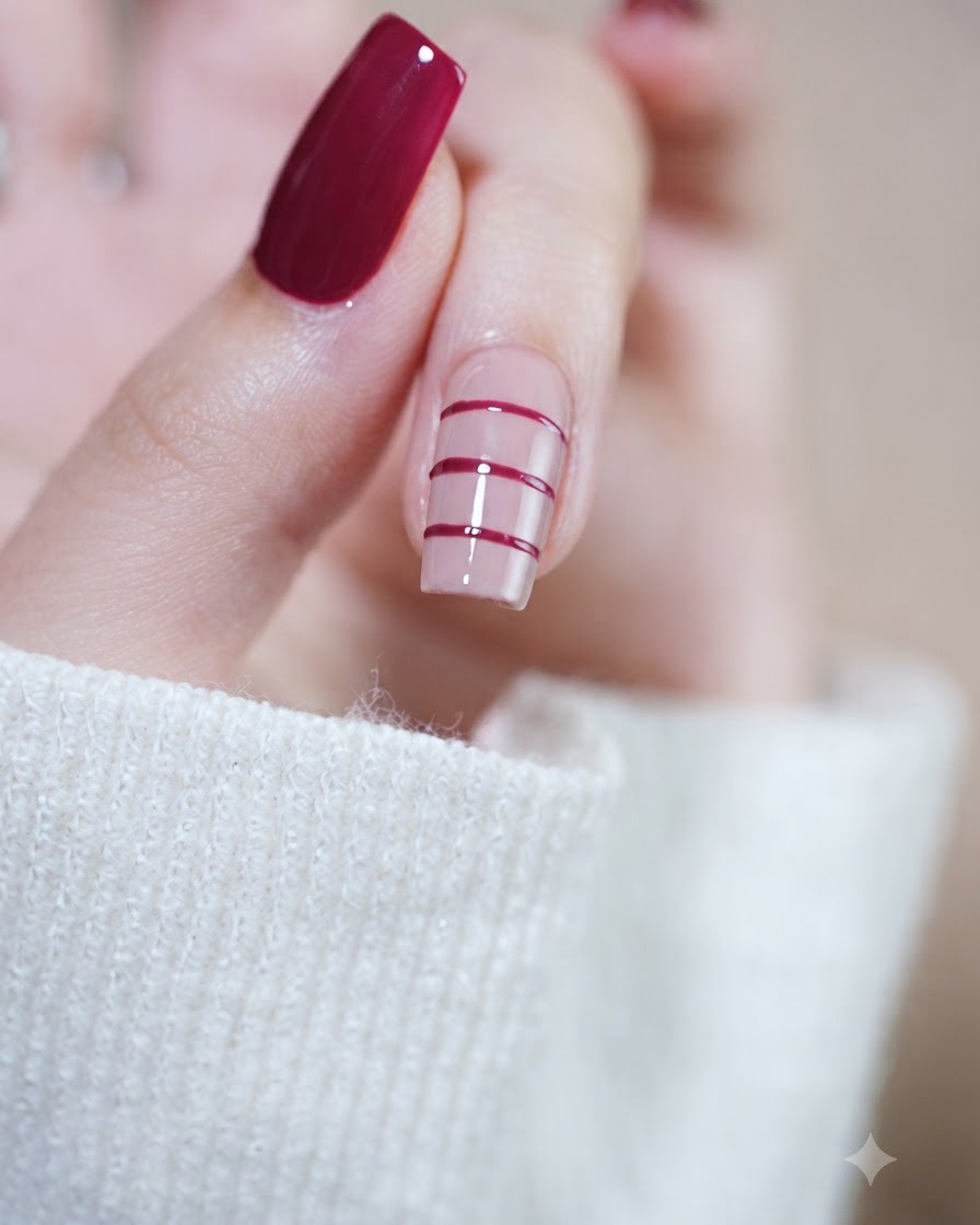 Ein Pinsel trägt eine zweite Schicht sattes Magenta-Gel auf, um die Farbintensität zu erhöhen.