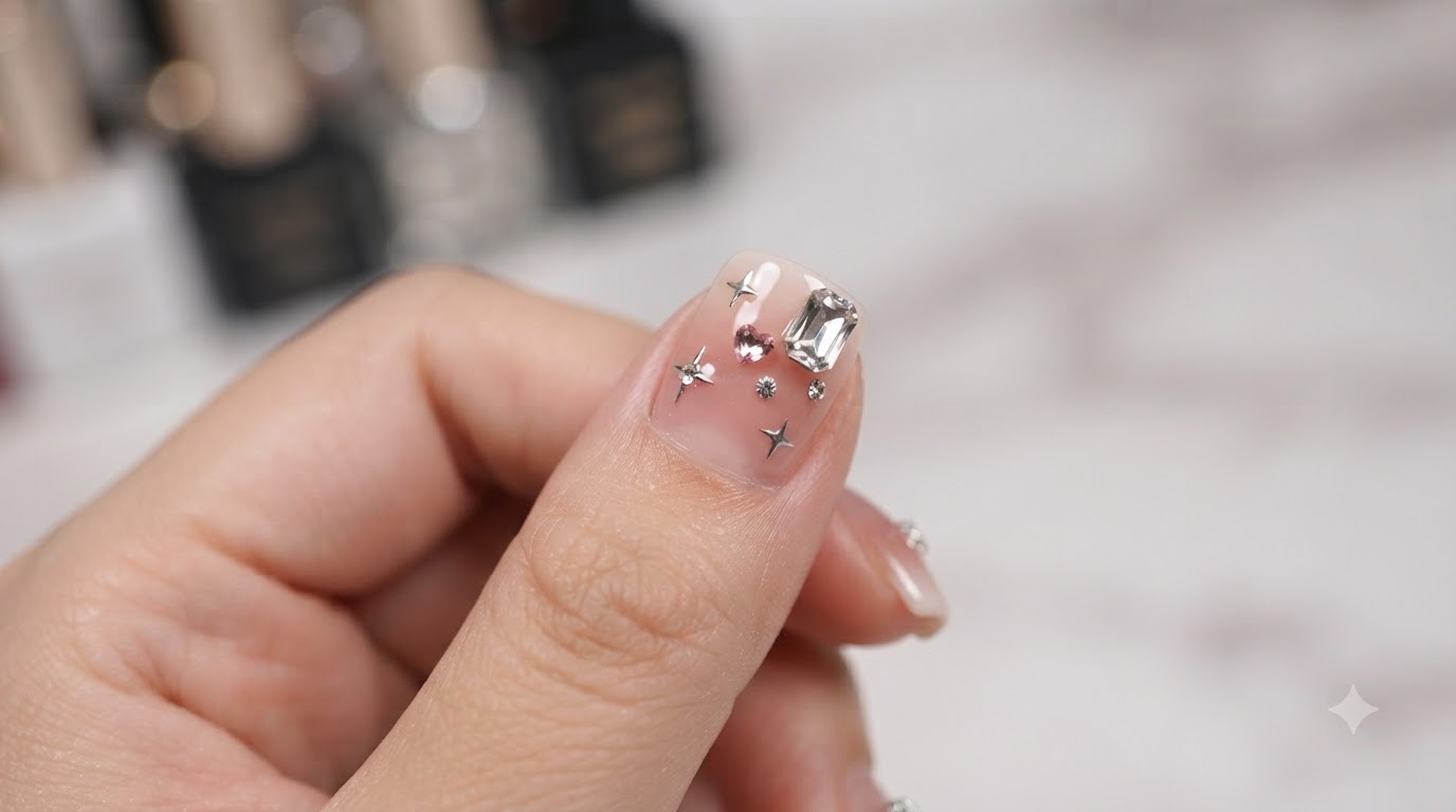 Französischer Ombré Sweet Style Nageldesign Tutorial für kurze Nägel