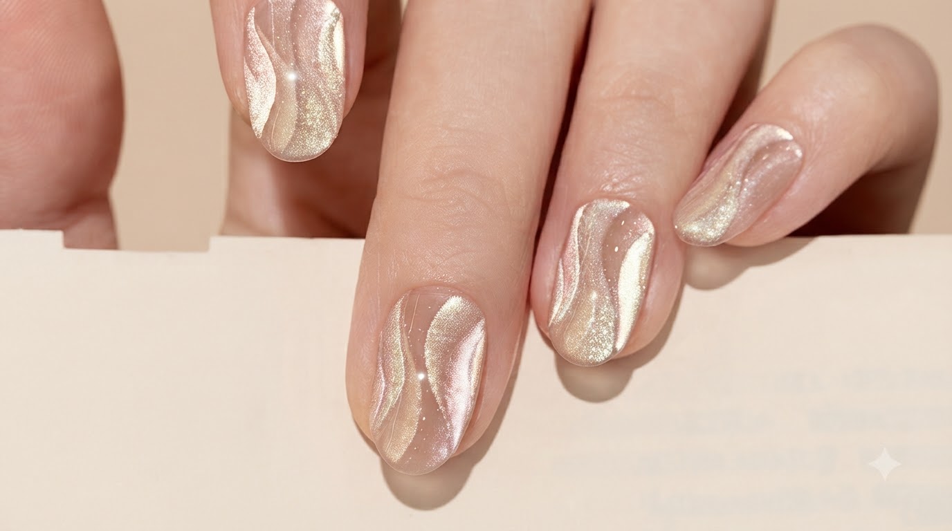 Silk Cat Eye Nail Art — Schritt-für-Schritt Anleitung für dimensionale Ribbon-Nägel