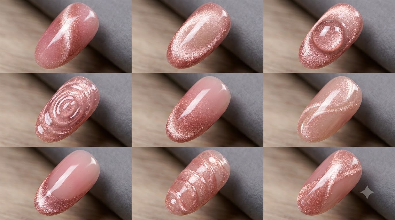 Multi-Style Cat Eye Nail Art — Das umfassende Magnet-Technik Tutorial