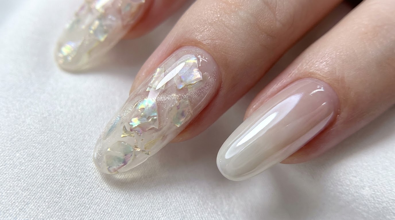 Acetat-Muschel und Cat-Eye-Gelnägel — Schritt-für-Schritt-Anleitung