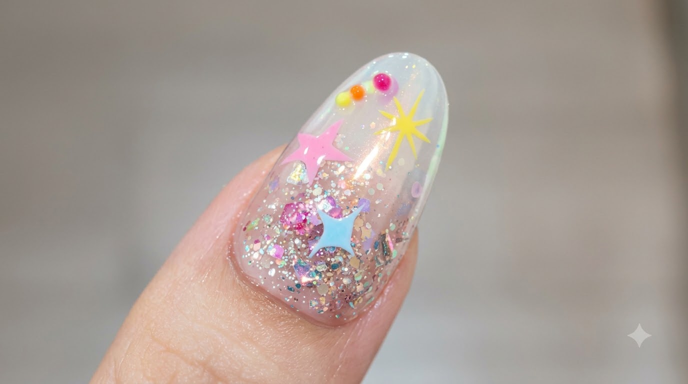 Sommer Limited Edition Star Explosion Nail Art — Schritt-für-Schritt-Anleitung