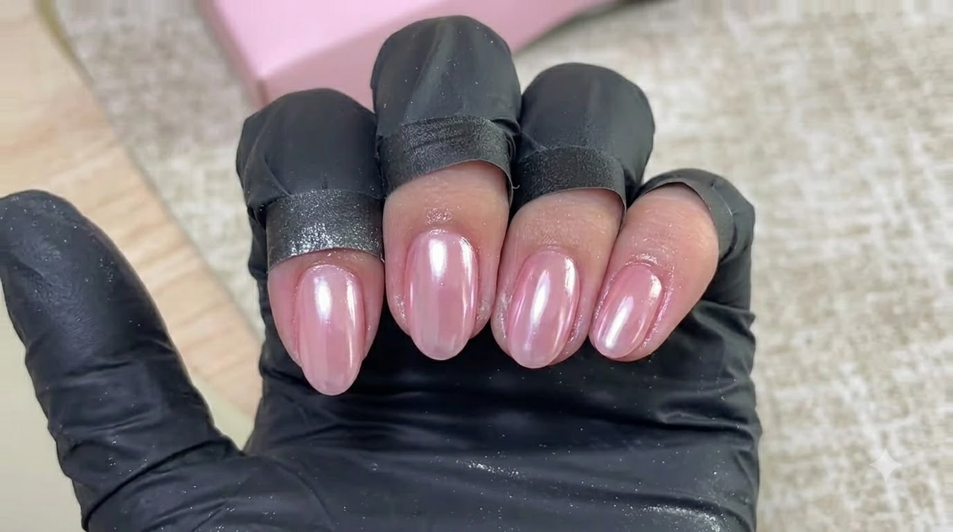 Hailey Bieber Style Pearl Chrome Nails — Schritt-für-Schritt-Anleitung