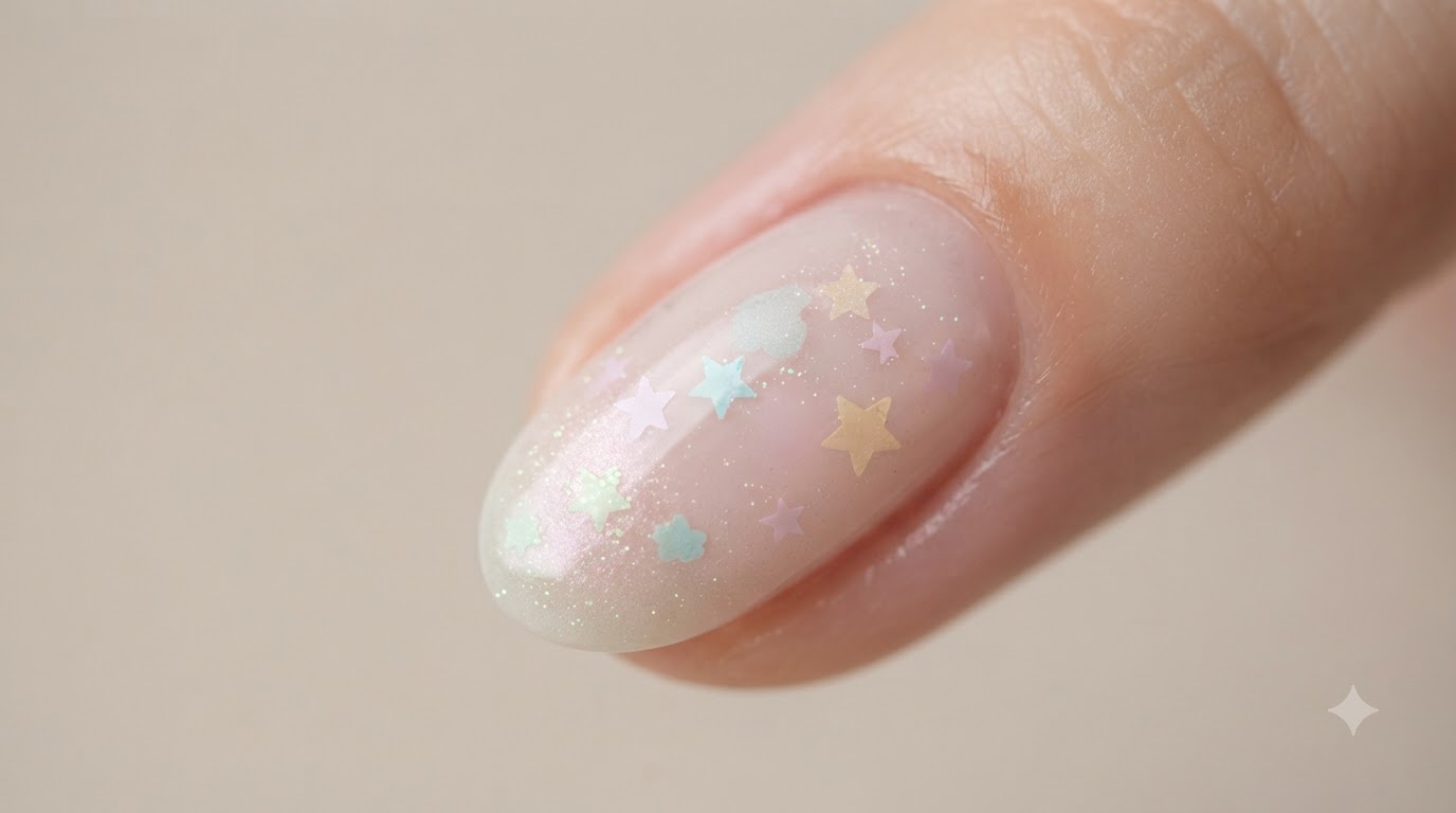 Macaron Star Gel Nail Art — Schritt-für-Schritt-Anleitung