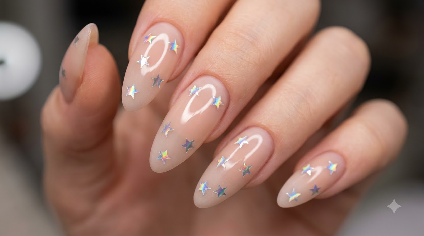 Polarisierte Pinker Fog Star Nail Art — Sommer Milky Jelly Tutorial