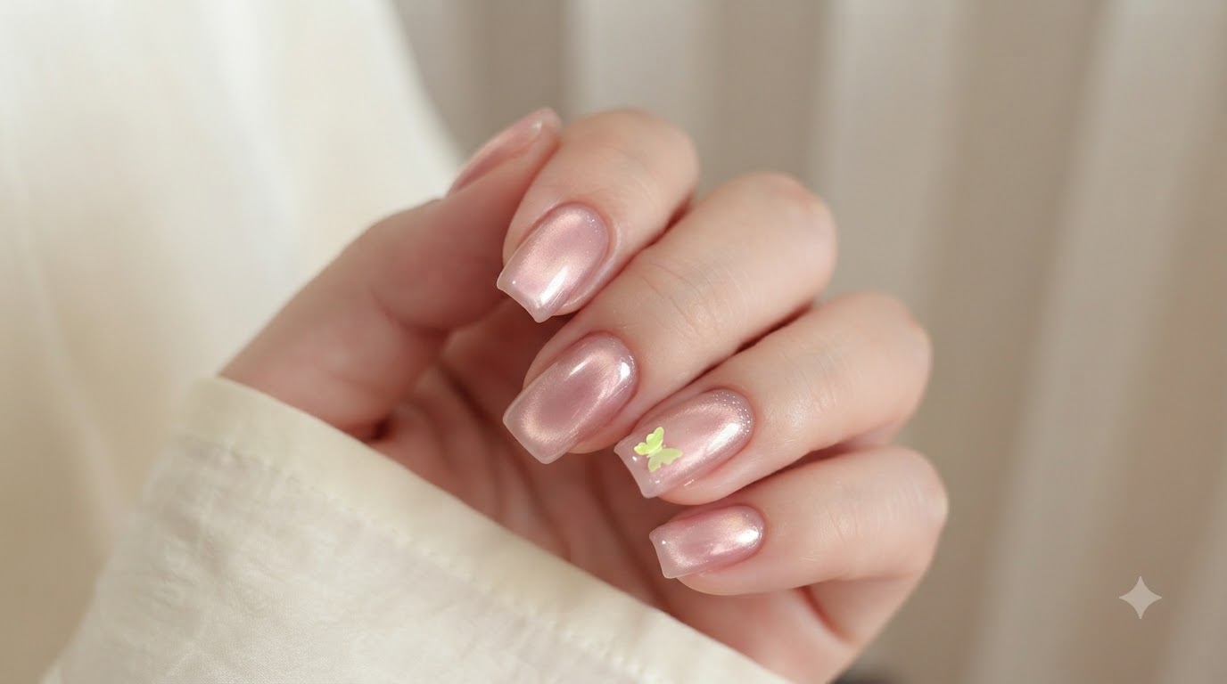 Halo Butterfly Cat-Eye Gelnägel — Schritt-für-Schritt Tutorial