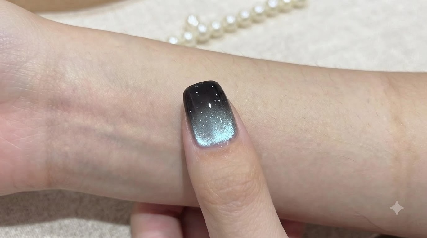 Aquamarin Verlaufs-Cat-Eye-Nägel — Schritt-für-Schritt Gel-Tutorial