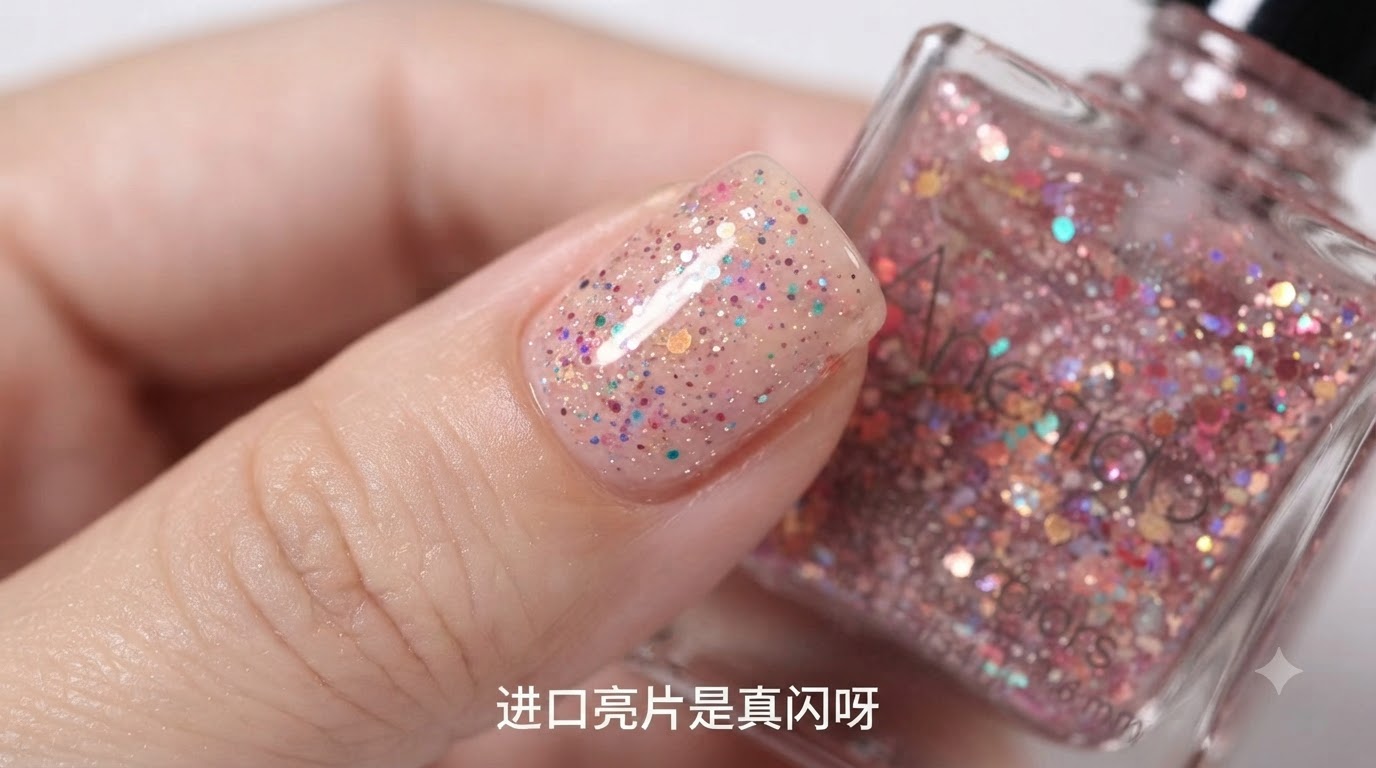 Glitzerflocken-Nagellack Anwendungstechnik — Schritt-für-Schritt-Anleitung