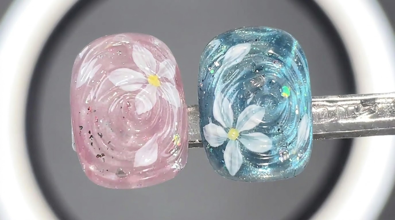 Aquarell-Ripple-Cat-Eye-Nägel im Frühsommer — Anleitung Schritt für Schritt